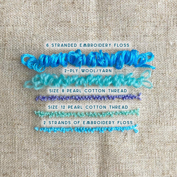 Linen Fabric For Miniature and Small Punch Needles