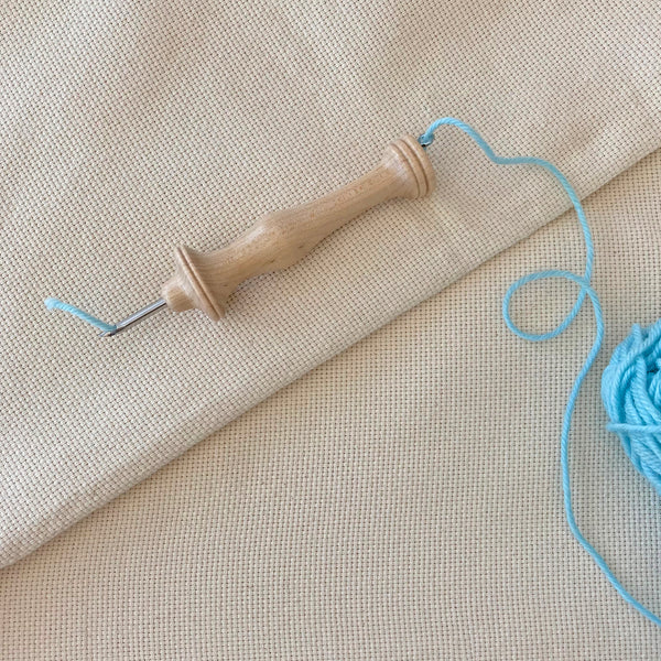 Monks Cloth Punch Needle Fabric
