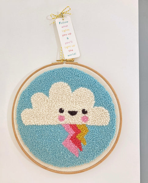 Cloud Punch Needle Embroidery Kit For Beginners To All Levels