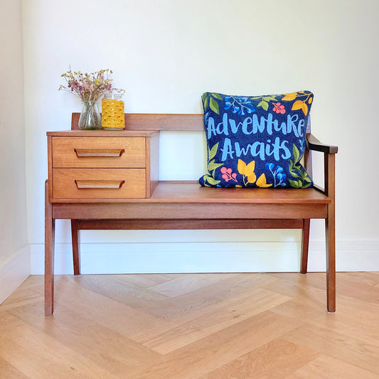 Downloadable 'Adventure Awaits' Punch Needle Cushion Pattern