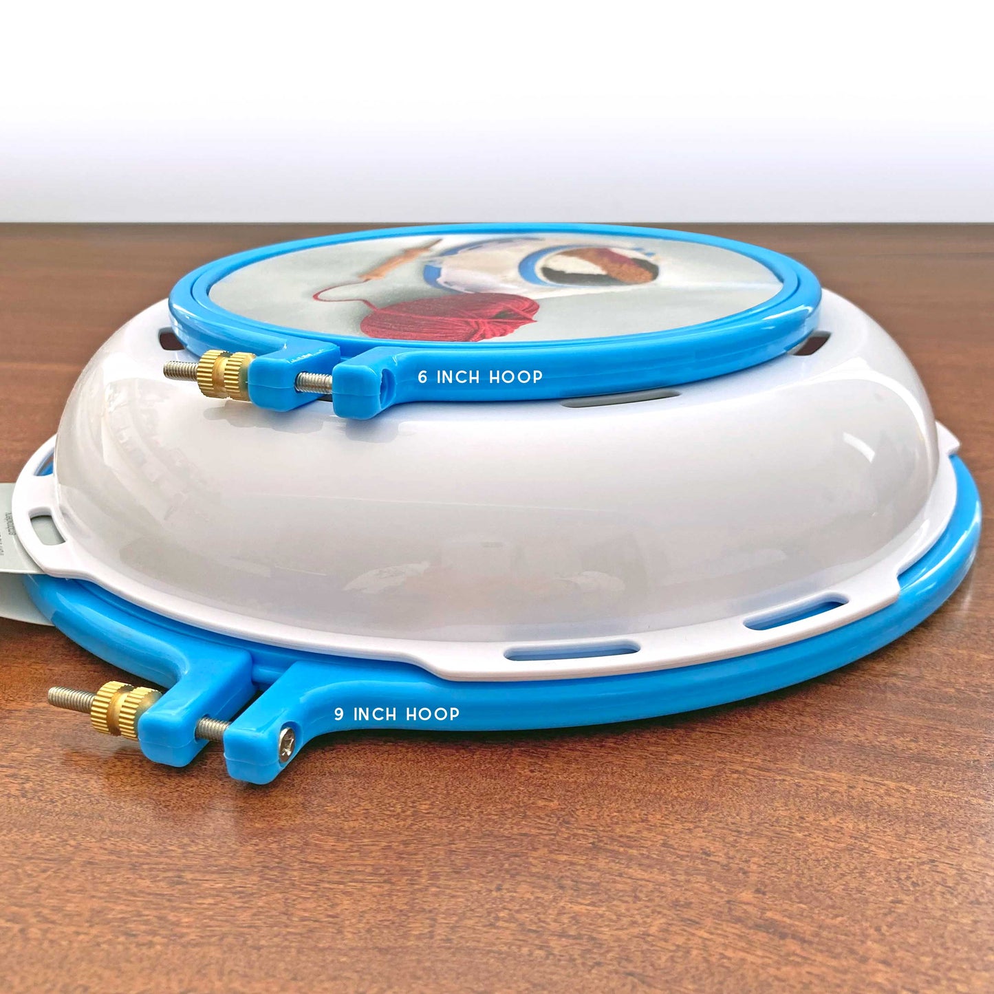 The Milward 3-in-1 Punch Needle Hoop Stand- 6" and 9" Hoops