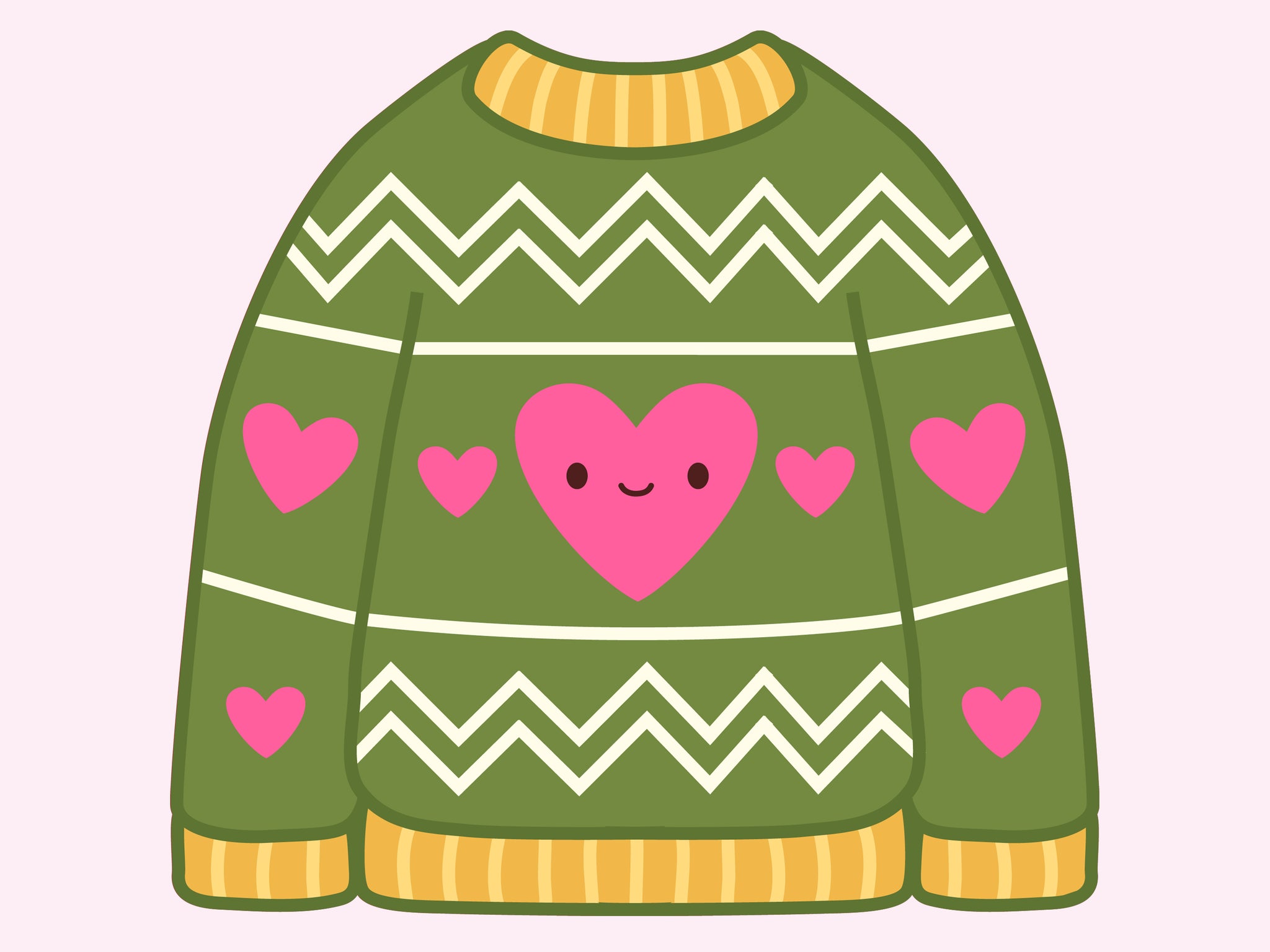 Christmas Jumper PDF Punch Needle Pattern