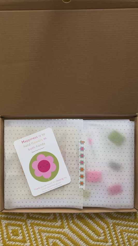Miniature Punch Needle Flower Kit - The Happiness Design