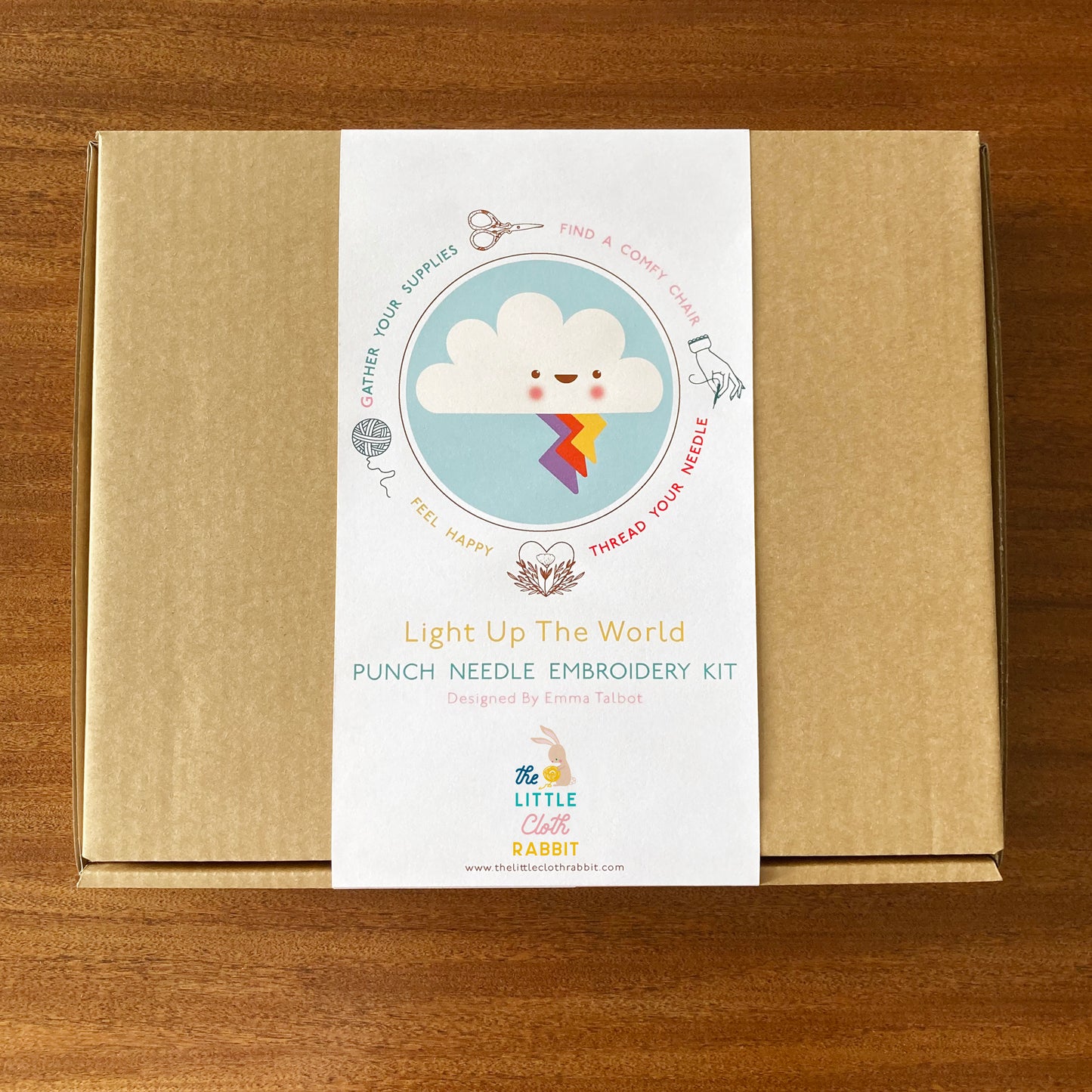 Cloud Punch Needle Embroidery Kit For Beginners To All Levels