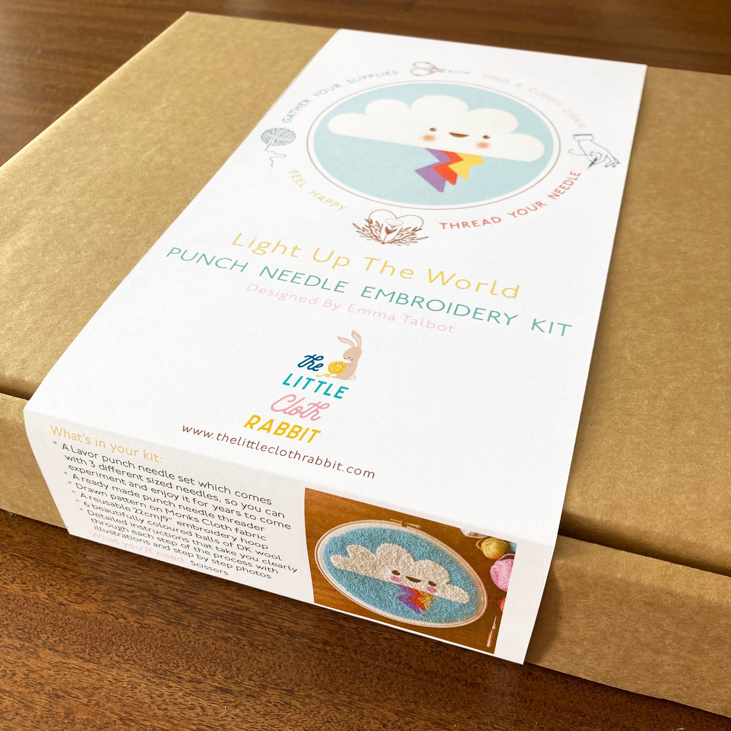 Cloud Punch Needle Embroidery Kit For Beginners To All Levels