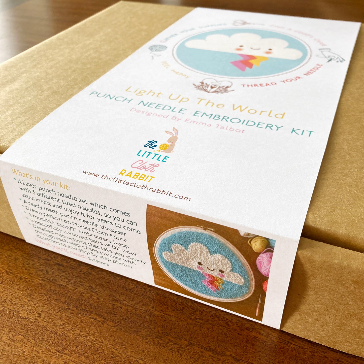 Cloud Punch Needle Embroidery Kit For Beginners To All Levels