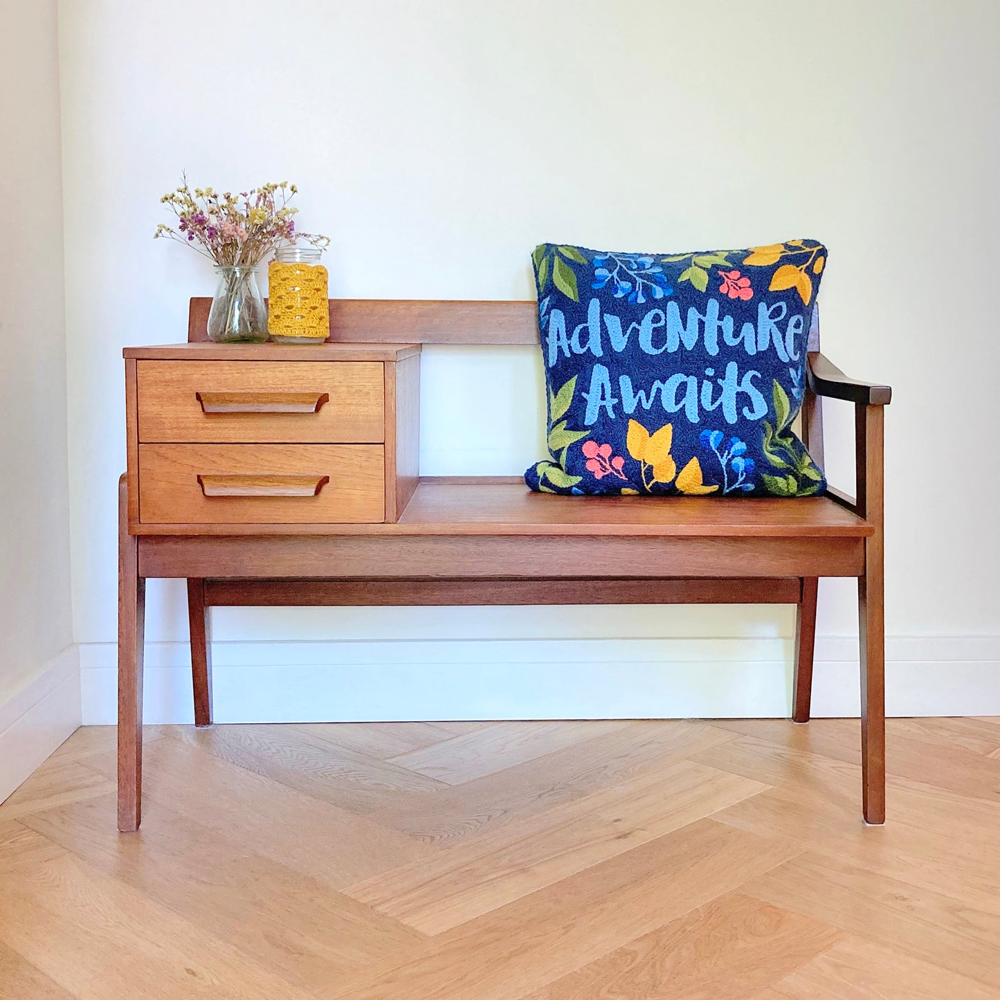 Downloadable 'Adventure Awaits' Punch Needle Cushion Pattern